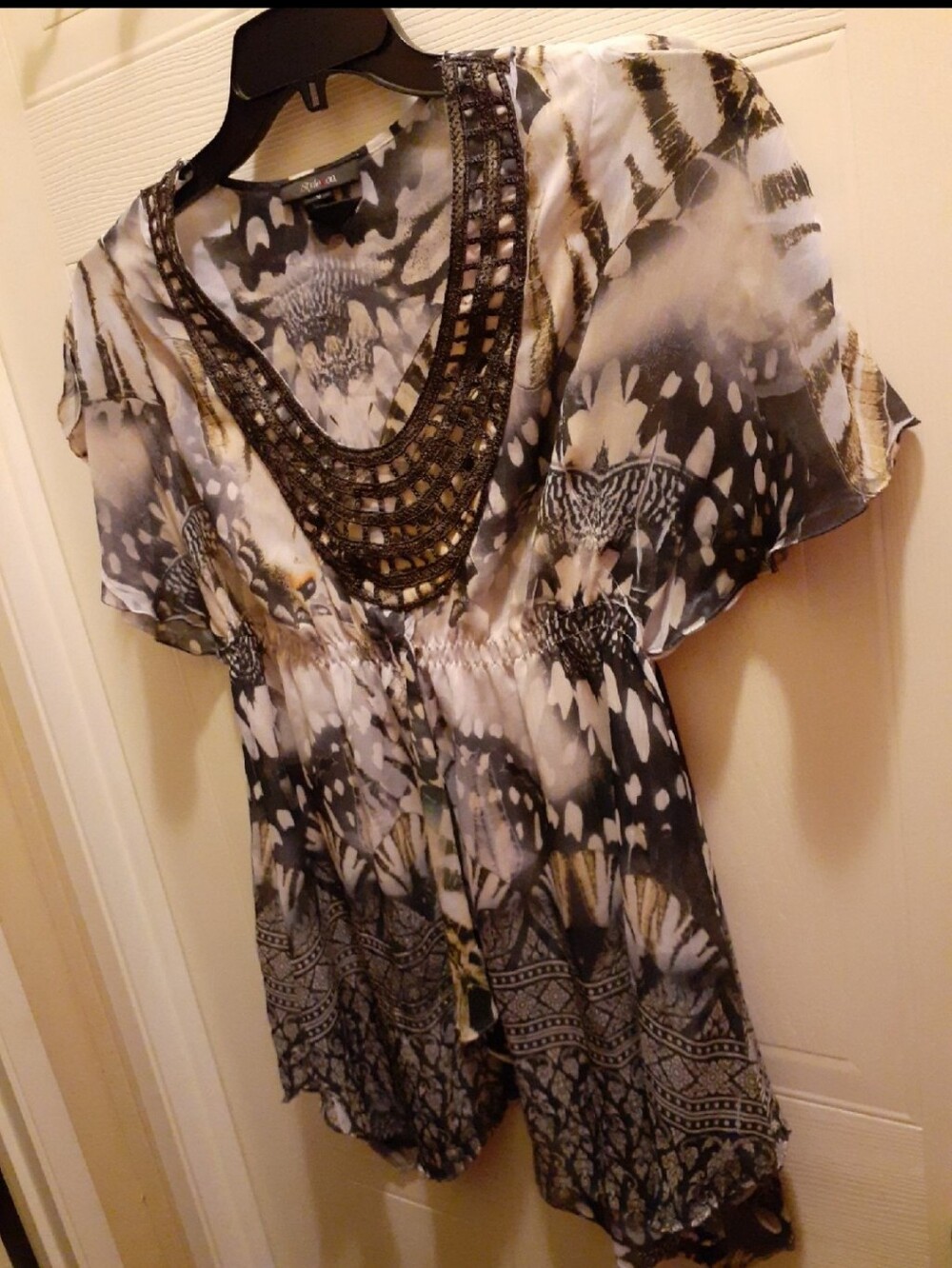 Style & Co Butterfly Top